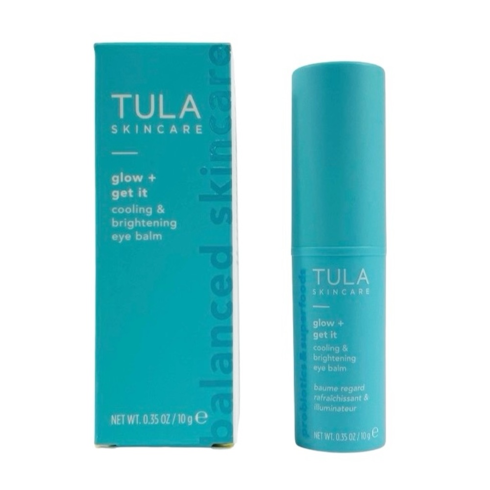 Tula Skincare Glow + Get It Cooling & Brightening Eye Bomb New